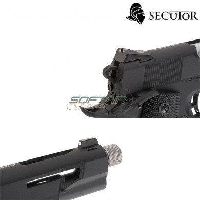 Pistola A Co2 Rudis Xi 1911 Black & Silver Barrel Secutor (sr-sar0001)