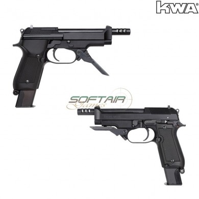 Pistola A Gas M93r Ii Ns2 Black Full Metal Kwa (kwa-211477)