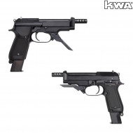 Gas Pistol M93r Ii Ns2 Black Full Metal Kwa (kwa-211477)