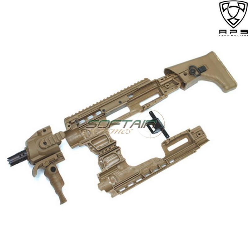 Caribe Action Combat For Series Glock 17/18 Dark Earth Aps (aps-sa011d)