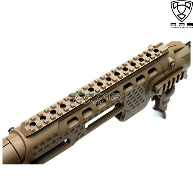 Caribe Action Combat Per Serie Glock 17/18 Dark Earth Aps (aps-sa011d)
