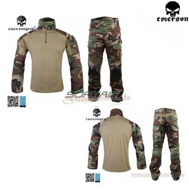 Tactical Combat Suit Gen.2 Woodland New Version Emerson (em6974)