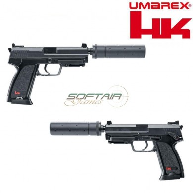 Electric Pistol H&k Usp Black With Silencer Umarex (um-2.5976)