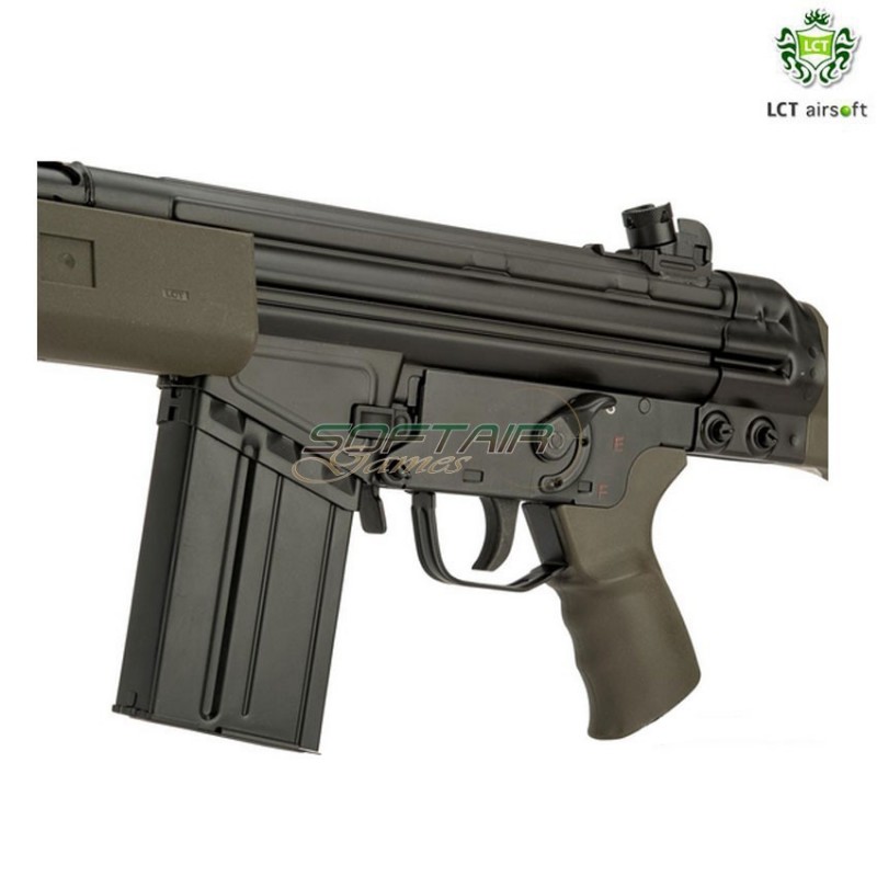Electric Rifle G3a3 Lc-3 Full Size Acciaio Green Lct (lct-lc3a3-gr)