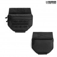 Tasca Drop Down Velcro Utility Black Warrior Assault Systems (w-eo-ddvup-blk)