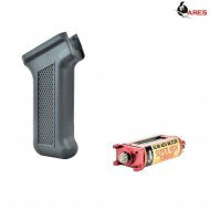 Realistic Series Combo Set Motor Grip Black Ak Slim + Motor Aeg Slim Super High Torque Ares (ar-pgm5-b)