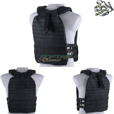 Penta Type Plate Carrier Molle/lasercut Black Frog Industries® (fi-wo-ve61-bk)