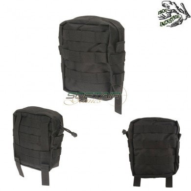 Large Cargo Utility Black Pouch Frog Industries® (fi-016400-bk)