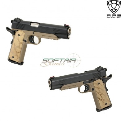 Gas Pistol Gladiator Ag Crixus 1911 Blowback Aps (aps-110575)