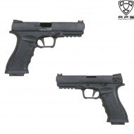 Pistola A Gas Shark Full Auto Black Blowback Aps (aps-110658)