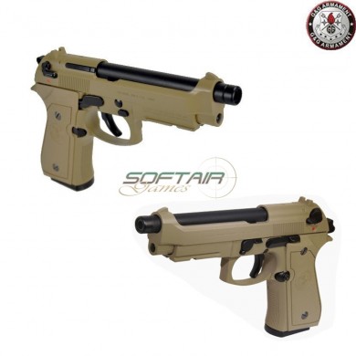 Gas Pistol Gpm 92f Full Metal Dark Earth G&g (gg-gpm92f-dbb)
