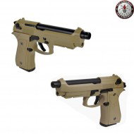 Gas Pistol Gpm 92f Full Metal Dark Earth G&g (gg-gpm92f-dbb)