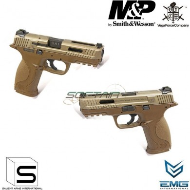 Pistola A Gas M&p9 Sai Dark Earth Emg Smith & Wesson Vfc (sai-015313)
