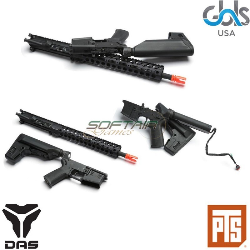 Electric Rifle Ptw Blowback W/recoil M4 Das Gdr-15 Black Gbls (gbls-das-gdr-15-bk)