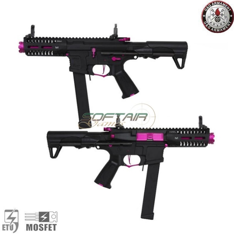 Limited Edition Aeg Electric Rifle Cm16 Arp9 Cqb Carbine Black Orchid G&g (gg-egc-arp-9mm-ncm)