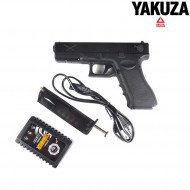 Pistola Elettica Aep G18 Black Full Set Delta Tactics Yakuza (dty-12704)