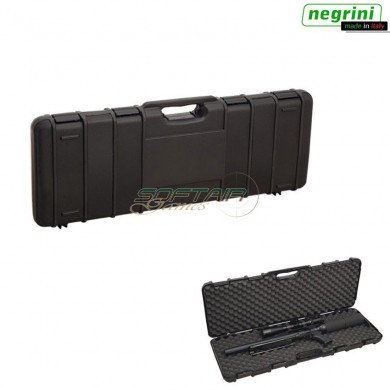 Valigia Rigida Push & Pull Per Fucile Nera Cm 90x33x10 Negrini (1690isy-bk)
