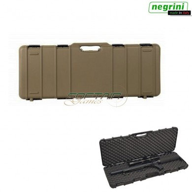Hard Rifle Case Push & Pull Dark Earth Cm 90x33x10 Negrini (1690isy-de)
