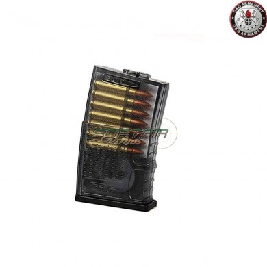 40bb Mid-cap Tinted W/dummy Bullets Magazine For G2h Mbr Tr16 308 G&g (gg-08160)