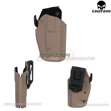Universal Rigid Holster Right 579 Gls Pro-fit Dark Earth Emerson (em6284a)