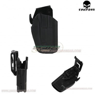 Fondina Universale Rigida Destra 579 Gls Pro-fit Black Emerson (em6284)