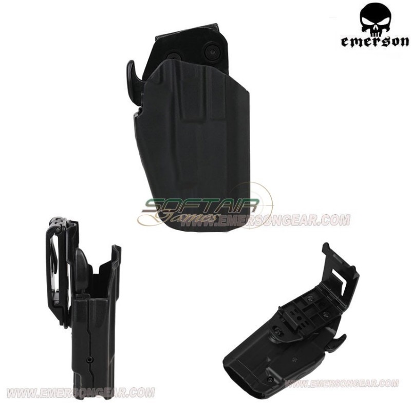 Universal Rigid Holster Right 579 Gls Pro-fit Black Emerson (em6284)