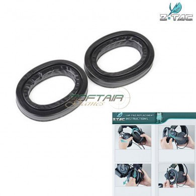 Cuscinetti In Silicone Per Cuffia Serie Comtac Z006 Z-tactical (z006-bk)