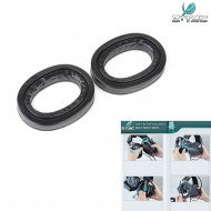 Cuscinetti In Silicone Per Cuffia Serie Comtac Z006 Z-tactical (z006-bk)
