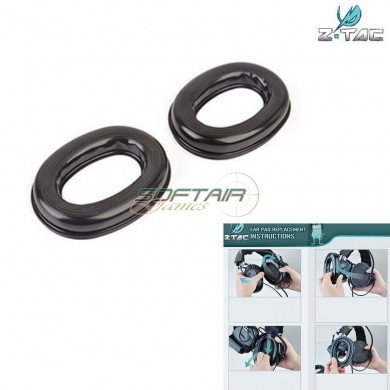 Cuscinetti In Silicone Per Cuffia Serie Sordin Z009 Z-tactical (z009-bk)