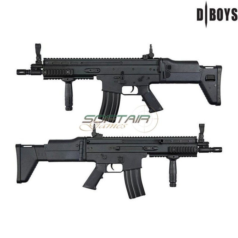 Fucile Elettrico Scar L/cqc Black Dboys (by-sc01)