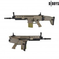 Fucile Elettrico Scar H Dark Earth Dboys (by-sc02t)