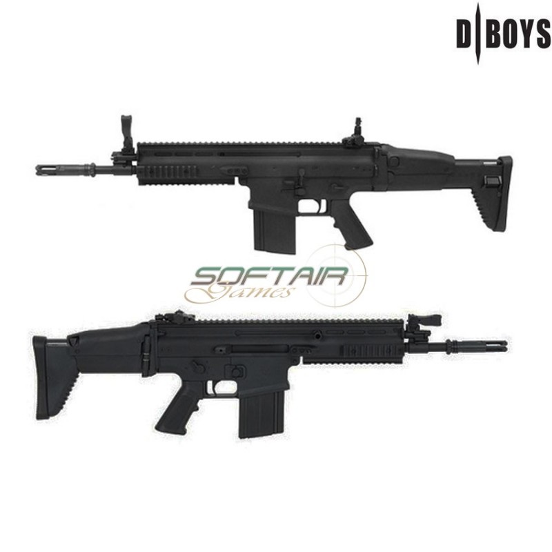 Fucile Elettrico Scar H Black Dboys (by-sc02)