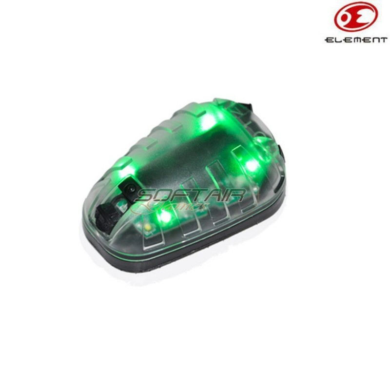 Signaling Light Hel-star 6 Style Base Black W/green Light Element (el-ex433bg)
