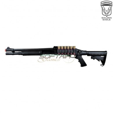 Gas Shotgun M870 Type 3 Black Golden Eagle (ge-m870tl)