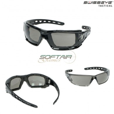 Occhiali Tactial Net Frame Black/black Lente Smoke Swiss Eye® (se-40361)