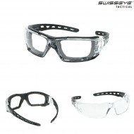 Occhiali Tactial Net Frame Clear/black Lente Clear Swiss Eye® (se-40362)