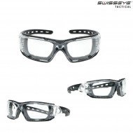 Occhiali Tactial Net Frame Clear/black Lente Clear Swiss Eye® (se-40362)