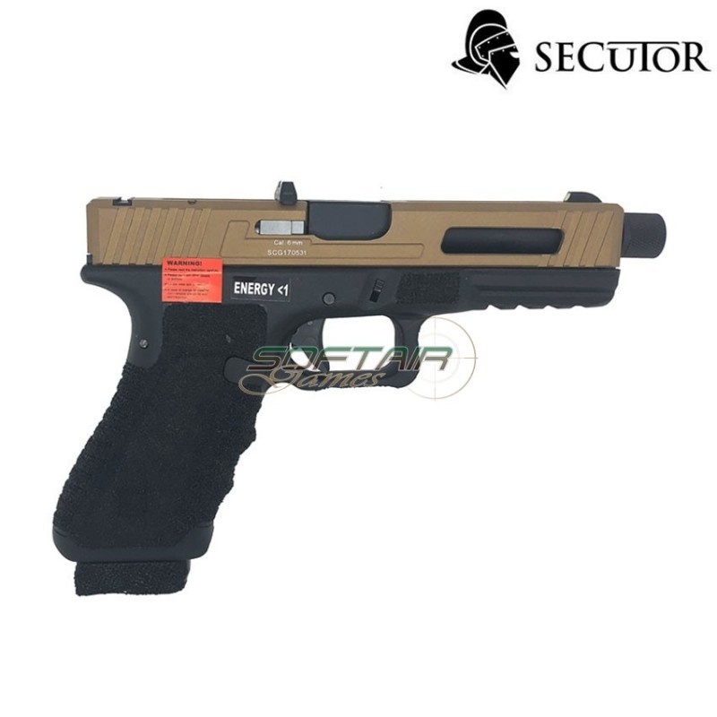 Pistola A Co2 Gladius G17 Acta Non Verba Bronze Secutor (sr-sag0007)