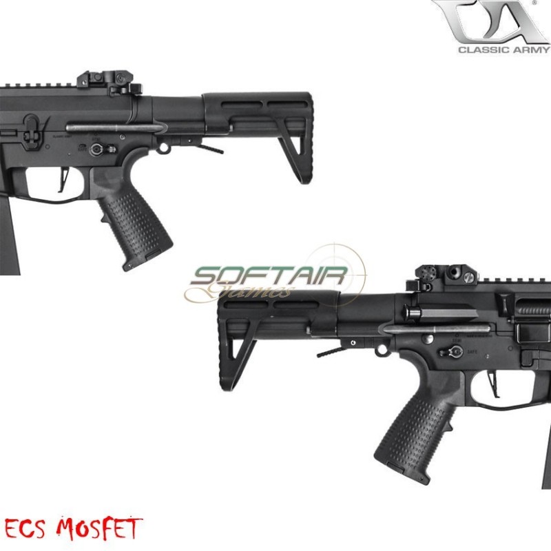 Fucile Elettrico Nemesis X9 Smg Full Metal Black Classic Army (ca-211500)