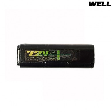 Batteria 7.2v X 450mah Per Scorpion/mac/mp7 Well (7.2x450)