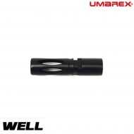 Flash Hider 12mm For Mp7a1 Smg Well Umarex (mp7-9)