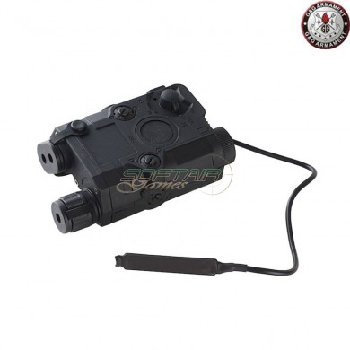 An-peq-15 Black Battery Case With Red Laser G&g (gg-12027)