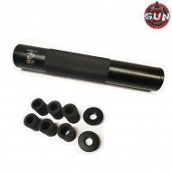 Silenziatore 14mm Cw/ccw U.s. Marine Large Type 190mm Black Gun Five (gf-sil08-bk)