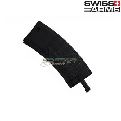 Set 6 Caricatori Maggiorati 400bb Black Per M4/m16 Swiss Arms (285088)