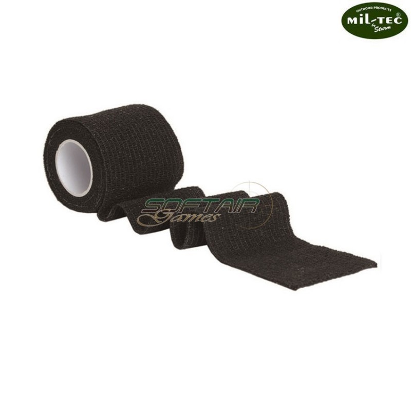 Elastic Tape Black Mil-tec (15933002)