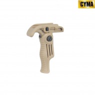 Impugnatura Verticale Folding Qd Tan Cyma (c16-tan)