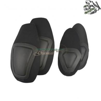 Set Inserti Ginocchiere & Gomitiere Black Frog Industries® (fi-036183-bk)