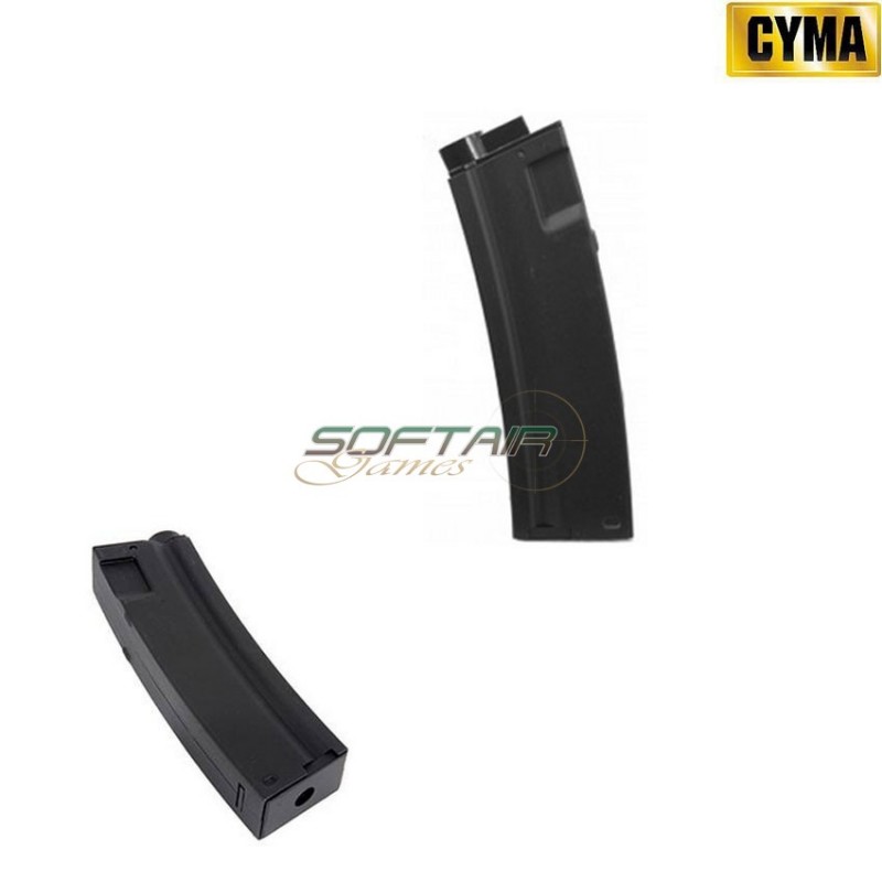Caricatore Monofilare Short 60bb Black Per Mp5 Cyma (c73)
