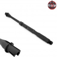 M4a1 Type 377mm Black Outer Barrel For Aeg Gun Five (gf-039)