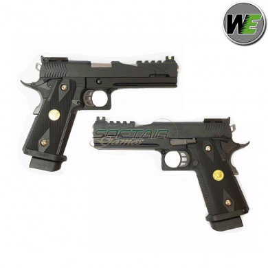 Pistola A Gas Hi-capa 5.1 Dragon Type A Full Black We (we-h005a)
